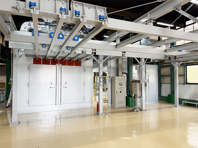 塗装設備全景