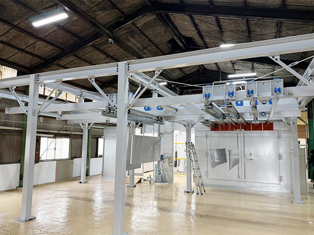 塗装完了時のセッティングゾーン