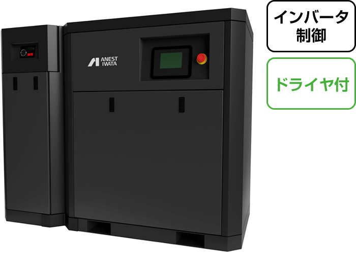 給油式スクリューコンプレッサー LRSVｰBシリーズ 22kW、37kW