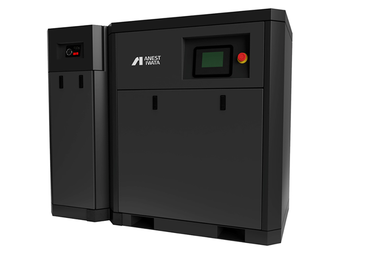 アネスト岩田製　給油式スクリューエアコンプレッサー　LRS-Bシリーズ　22kW、37kW